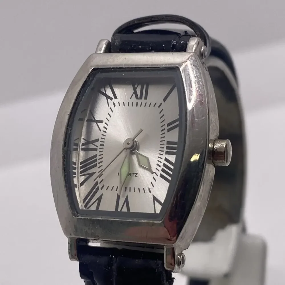Womens Vintage Leather Quartz Fashion Watch New Battery